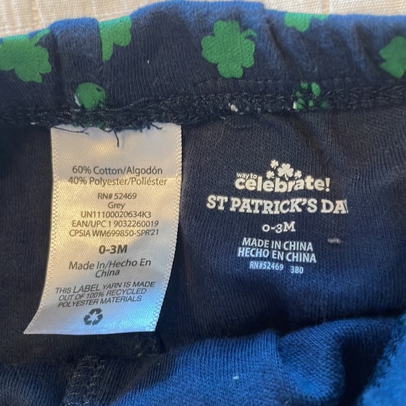 Bundle baby boys 0-3 months tops & pants - Picture 7 of 10